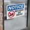 Signmission No Food Or Drink Sign With Symbol, 10 in W x Rectangle, Vinyl Decal OS-2PACK-NS-D-710-L-14607 - alternate 2